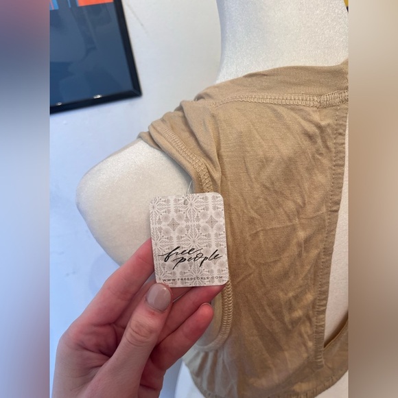 Free People Beach Morningside Shirt Sable Sz Small NWT - Picture 4 of 5